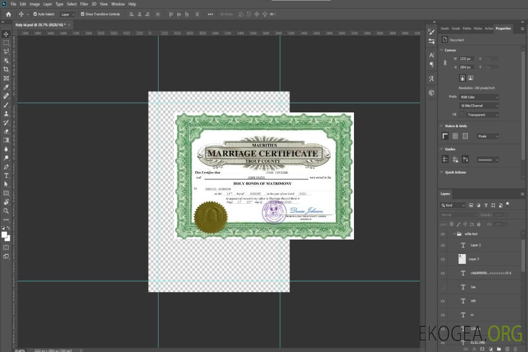 Modèle Word et PDF d'acte de mariage à Maurice template Modèle Word et PDF d'acte de mariage à Maurice template